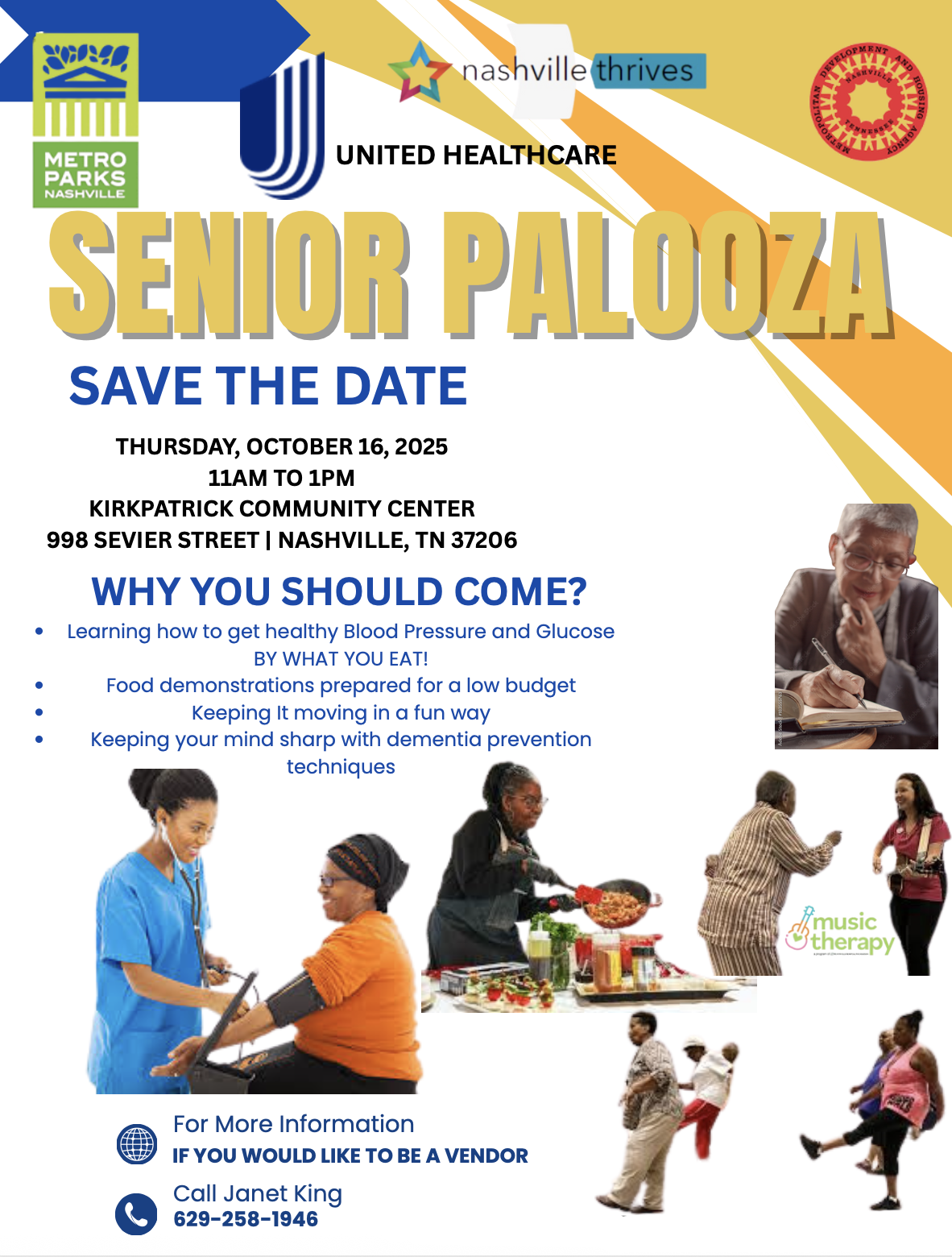 Senior Palooza Flyer